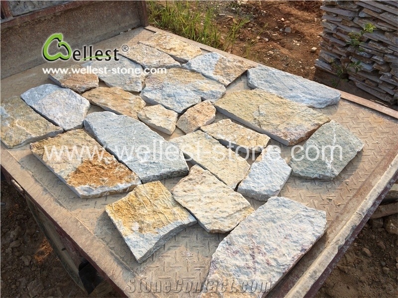 Cement Wall Stacked Stone Wall Decorative Stone Veneer Loose Stone Wall Ledge Stone