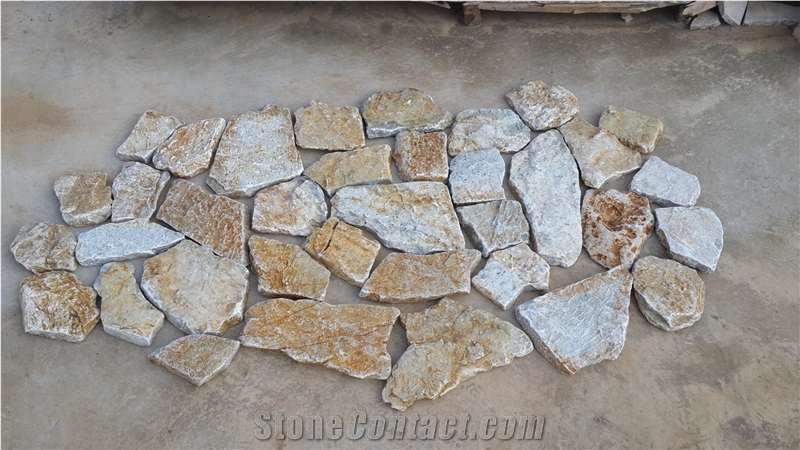 Concrete Wall Stackd Stone,Loose Wall Stone Venee,Garden Paving Stone Panel