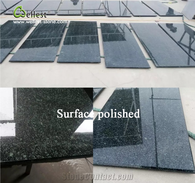 G381 Evergreen Granite Product Polished Floor Covering Tile