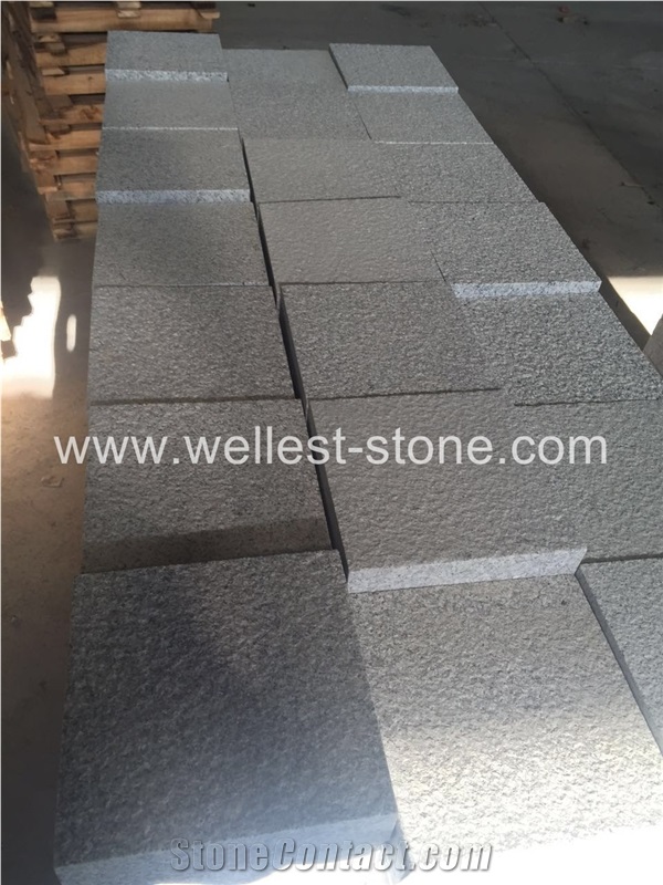 G603 20x20x5cm Granite Tile Outdoor Driveway Paving Tile Garden/Street/Patio Floor Paving Granite Tile for Sale