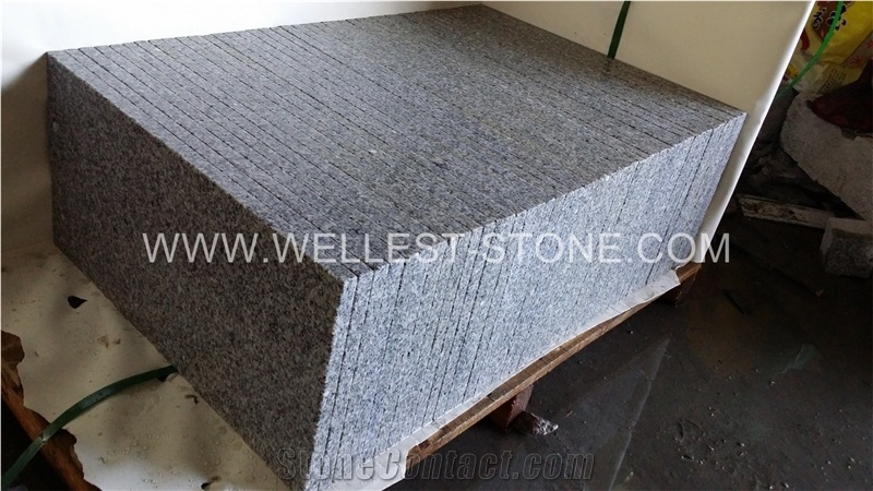 G603 Grey Granite Tile Floor Covering Granite Tile Pool Paving Tile Flamed Flooring Tile Pool Coping Stone