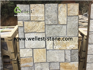 Loose Square Stacked Stone, Wall Cladding Cement Stone,Stacked Stone Veneer