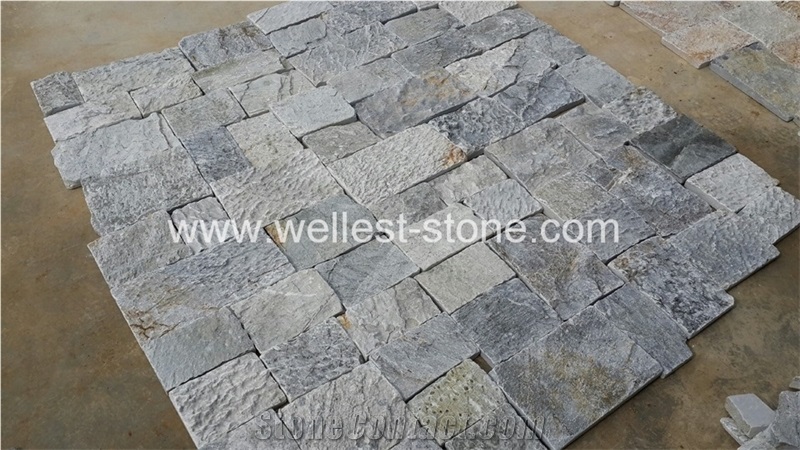 Natural Wall Stone Veneer, Water Roll Loose Stone Wall Covering Veneer,Wall Decoration Ledge Stone