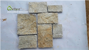 Square Loose Stone Stacked Cement Stone Veneer, Outdoor Wall Covering Stone Veneer