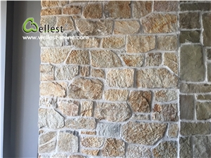 Wall Cladding Ledge Stone, Cement Wall Stacked Veneer, Stone Wall Devoration