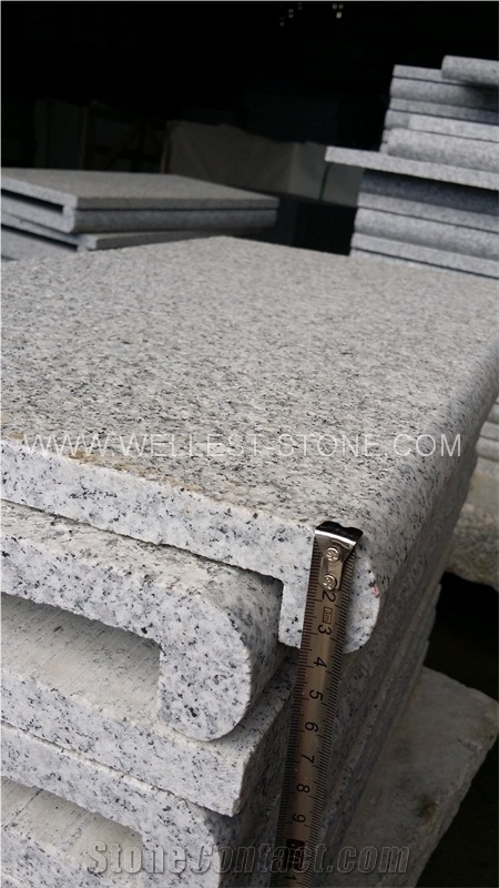 Wellest G603 Light Grey Granite Bullnose for Floor Covering Tile Outdoor Paving Granite Tile
