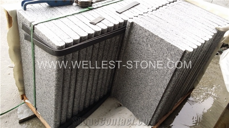 Wellest G603 Light Grey Granite Bullnose for Floor Covering Tile Outdoor Paving Granite Tile