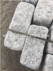 Wellest G603 Natural Tumbled Granite Paving Cube Stone Outdoor Paving Bricks Garden/Patio/Street Paving Brick Stone