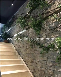 Wellest Wall Stone Indoor Wall Decorative Stone Veneer House Wall Design Stacked Stone Veneer