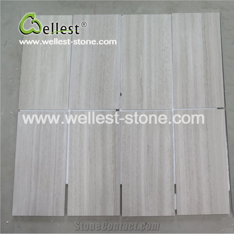 White Wood Vein Marble Tle,Living Room/Bathroom/Corridor Wall Decorative Covering Tile,Hall/Living Area Floor Paver Marble Tile