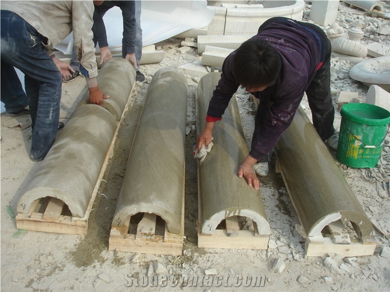 Sandstone Hollow Column for Construction