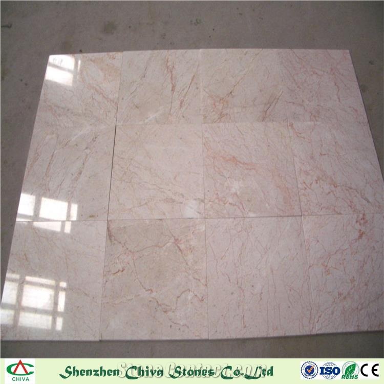 Decoration Material Rose Beige Marble Slabs for Tiles/Wall Tiles for Countertops/Vanity Tops