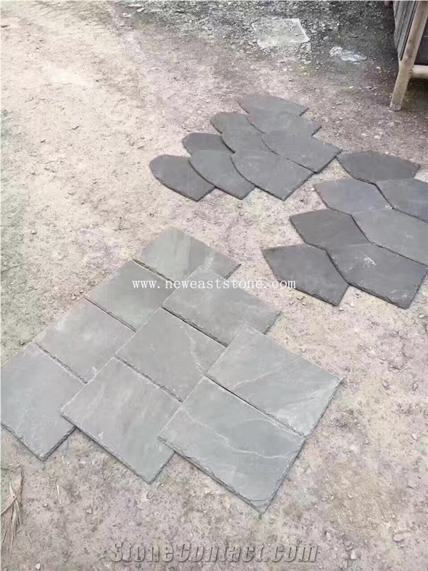 Building Materials Factory Directly Offer Natural Split Grey Slate Roofing Tile Price in Sri Lanka