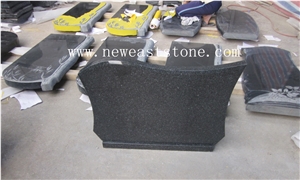 Cheap China Bdq Beida Black Granite Gravestone Tombstone Cross Monuments