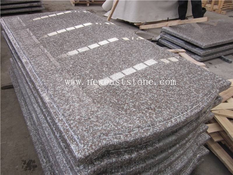 Factory Directly Offer Luoyuan Bainbrook Brown,Black Spots Brown Granite G664 Polished Big 5cm Thick Slab
