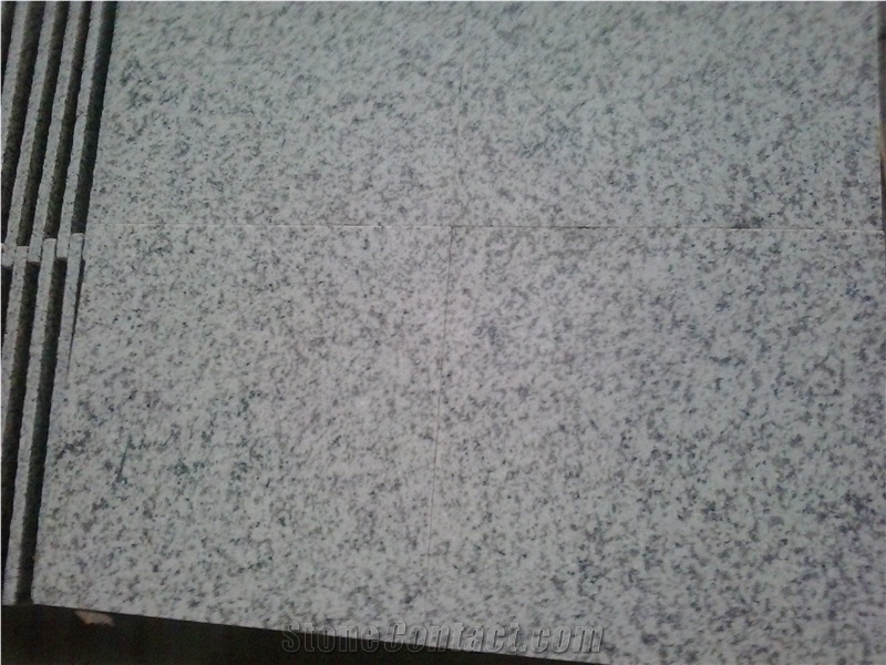 G655 Tongan White /Hazel White/Rice Grain White Granite Honed Tiles for Floor