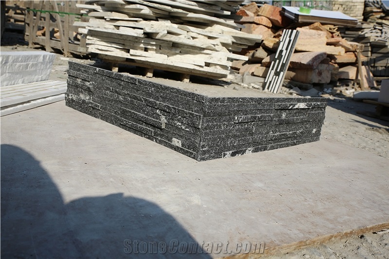 Snow Grey China Via Lattea Granite Ledge Stone, Culture Stone for Wall Panels