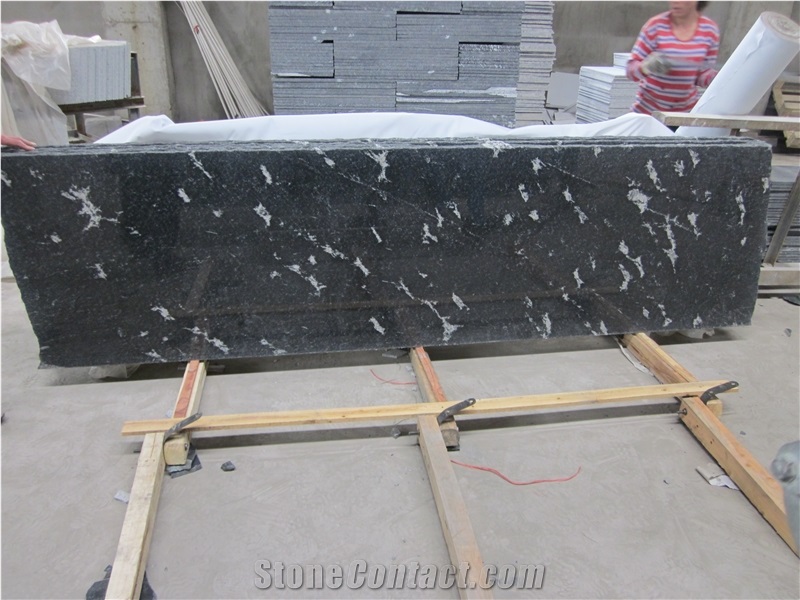 Via Lactea/Snow Grey/Mist Black/Jet Mist Granite Polished Slabs for Sale