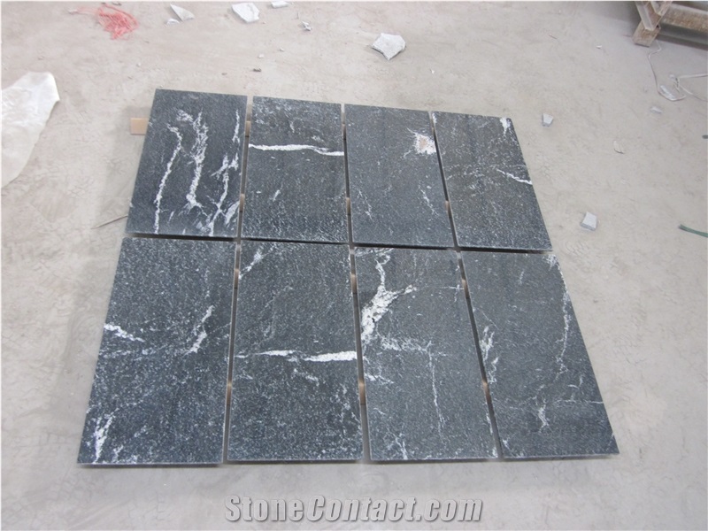 Via Lactea/Snow Grey/Mist Black/Jet Mist Granite Polished Tiles for Floor