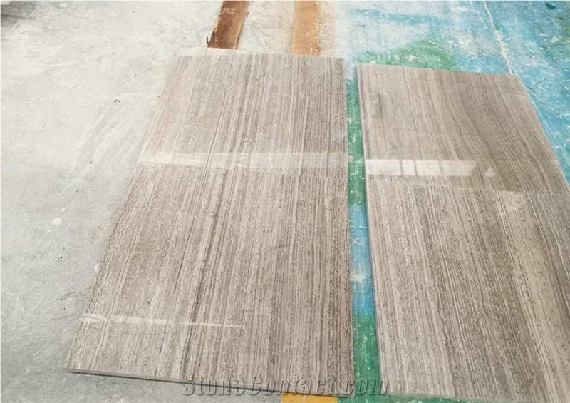 Grey Wood Grain Marble Tiles,Natural Building Stone Flooring/Feature Wall,Interior Paving,Cladding,Decoration/Quarry Owner