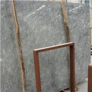 China Laventol Grey Pearl,Overlord Flower Marble,Natural Stone Tiles & Slabs,Fossil Gray, Gris Fosil Marble Manufacturer