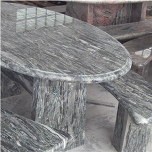 Wave Green Granite Bench/Wave Green Granite Countertop,Kitchen Worktops,Bench Tops