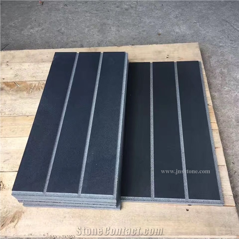Hainan Black Basalt / Dark Bluestone / Chinese Black Basalt / Tiles / Dark Basalt for Walling, Flooring