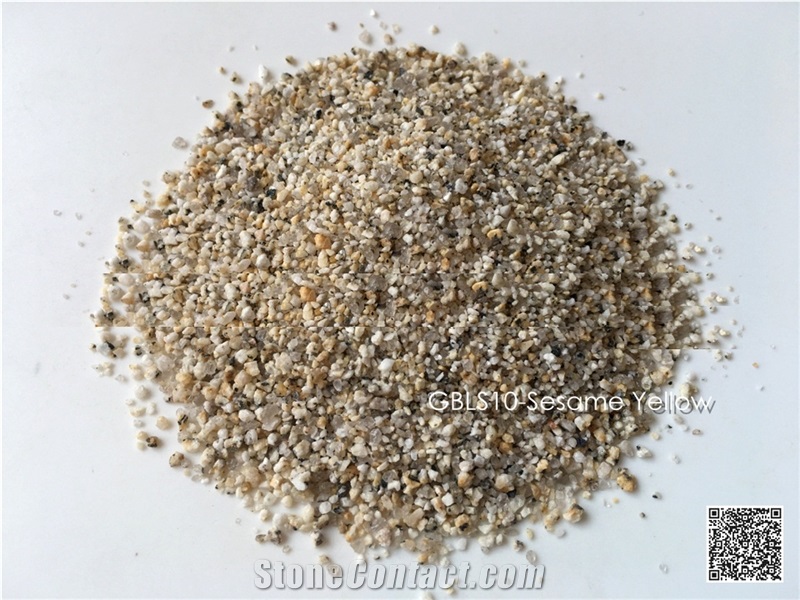 Sliver Yellow Granite Grains 1-2mm