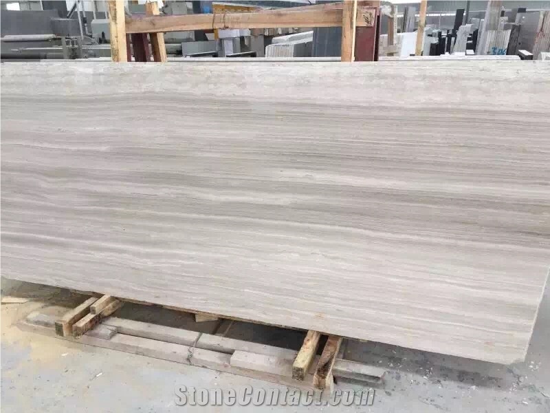 China Natural Stone Marble White Wooden Marble Polished Grade a & Grade B,Tiles,Slabs, Wall Covering, Flooring