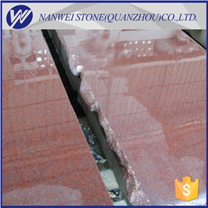 New Imperial Red Granite Slabs and Tiles India Red Granite Polished Flower Red Granite Flag Slabs