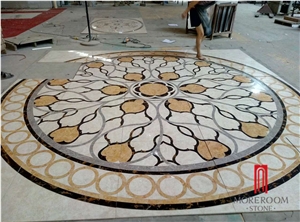 Building Material Floor Round Porcelain Floor Medallions Patterns