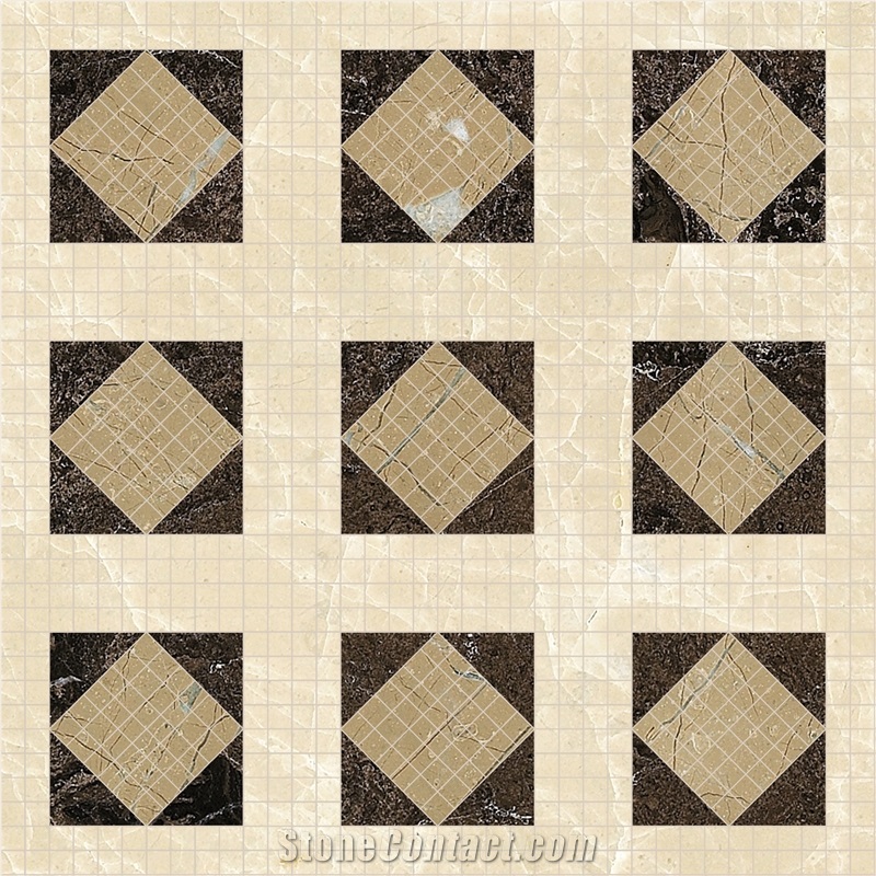 Export Natural Marble Mosaic Tiles for Kitchen Floor