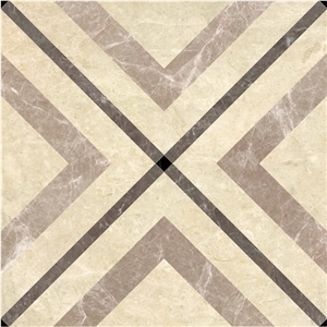 Inkjet Glazed Water-Jet Marble Look Tile,Residential Tile with Lower Price