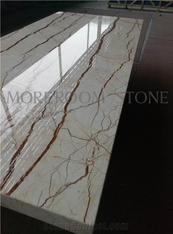 Polished Aluminum Honeycomb Marble Countertop Light Weight Bar Counter