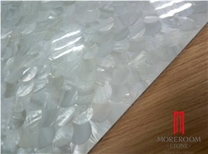 Top Quality Thin Mother Of Pearl Mosaic Tile Marble Mosaic Honeycomb