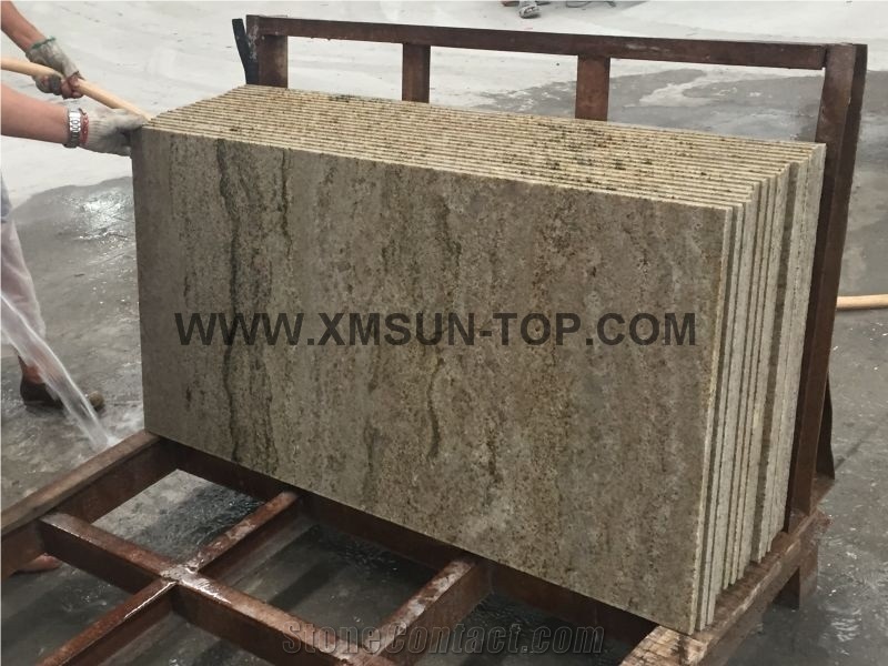 Polished Chinese Imperial Gold Granite Tile&Cut to Size/Multicolor Granite Floor Tiles/Yellow Granite Wall Tiles/China Golden Yellow Granite Panels