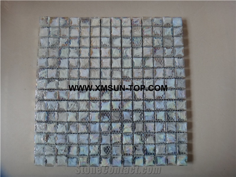 Polished White Flower Square Mosaic/Floor Mosaic Tiles/Wall Mosaic Tiles/Bathroom Mosaic Tiles/Interior Decoration