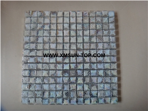 Polished White Flower Square Mosaic/Floor Mosaic Tiles/Wall Mosaic Tiles/Bathroom Mosaic Tiles/Interior Decoration