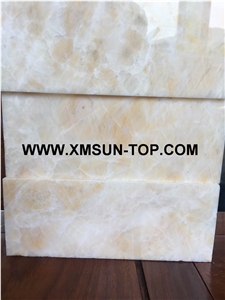 Yellow Flower Ice Onyx Tile& Cut to Size/Light Yellow Onyx Paver/Onyx with Yellow Veins/Yellow Onyx Floor Tile/Onyx Stone Floor Covering