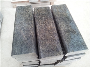 China Green Granite Kerbstone, Plished Curbstone, Road Stone, Olive Green Granite Side Stone
