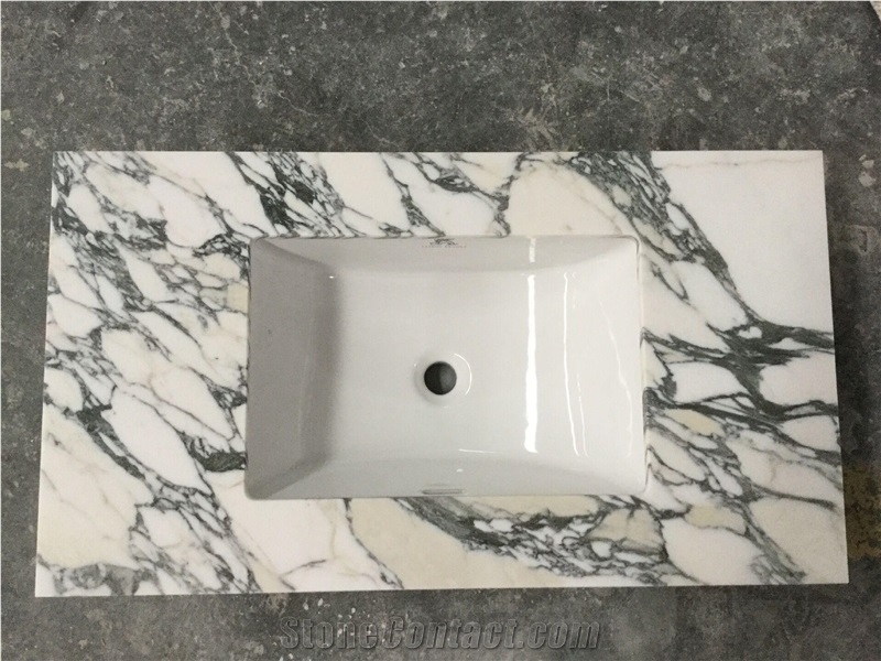Customized Marble Bath Countertop,Vanity Top