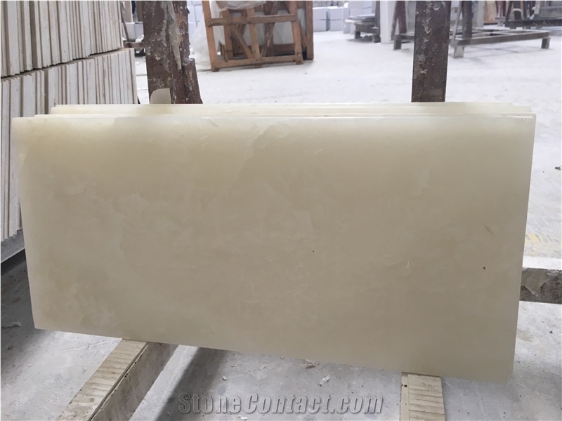 White Honey Onyx Stone Shelf Tops