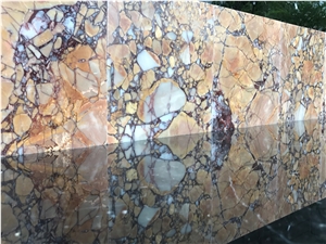 Vietnam Pink, White, Multicolor Limestone Slabs & Tiles for Exporting