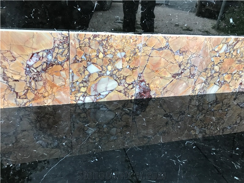 Vietnam Pink, White, Multicolor Limestone Slabs & Tiles for Exporting
