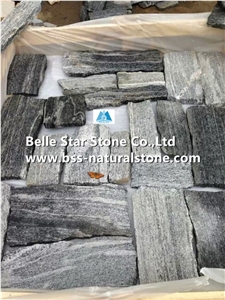 Cloudy Grey Granite Field Stone,Granite Loose Ledge Stone,Gray Cloud Granite Thin Stone Veneer,Granite L Corner Stone,Granite Wall Stone Cladding