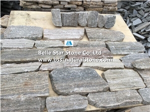 Pink Quartzite Field Stone,Quartzite Loose Ledge Stone,Pink Quartzite Thin Stone Veneer,Quartzite Stone Wall Cladding,Wall L Corner Stone