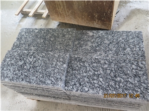 China Cheap Granite White Oyster White Wave Oyster Pearl Granite Spray White Sea Wave G423 Granite Polished Flamed Tile Slab