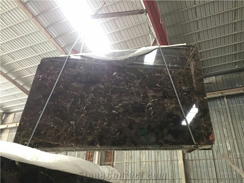 Chinese Cheapest Dark Brown Dark Emprador Marble Polished and Brushed Slabs for Floorting Tile Wall Tile Paver