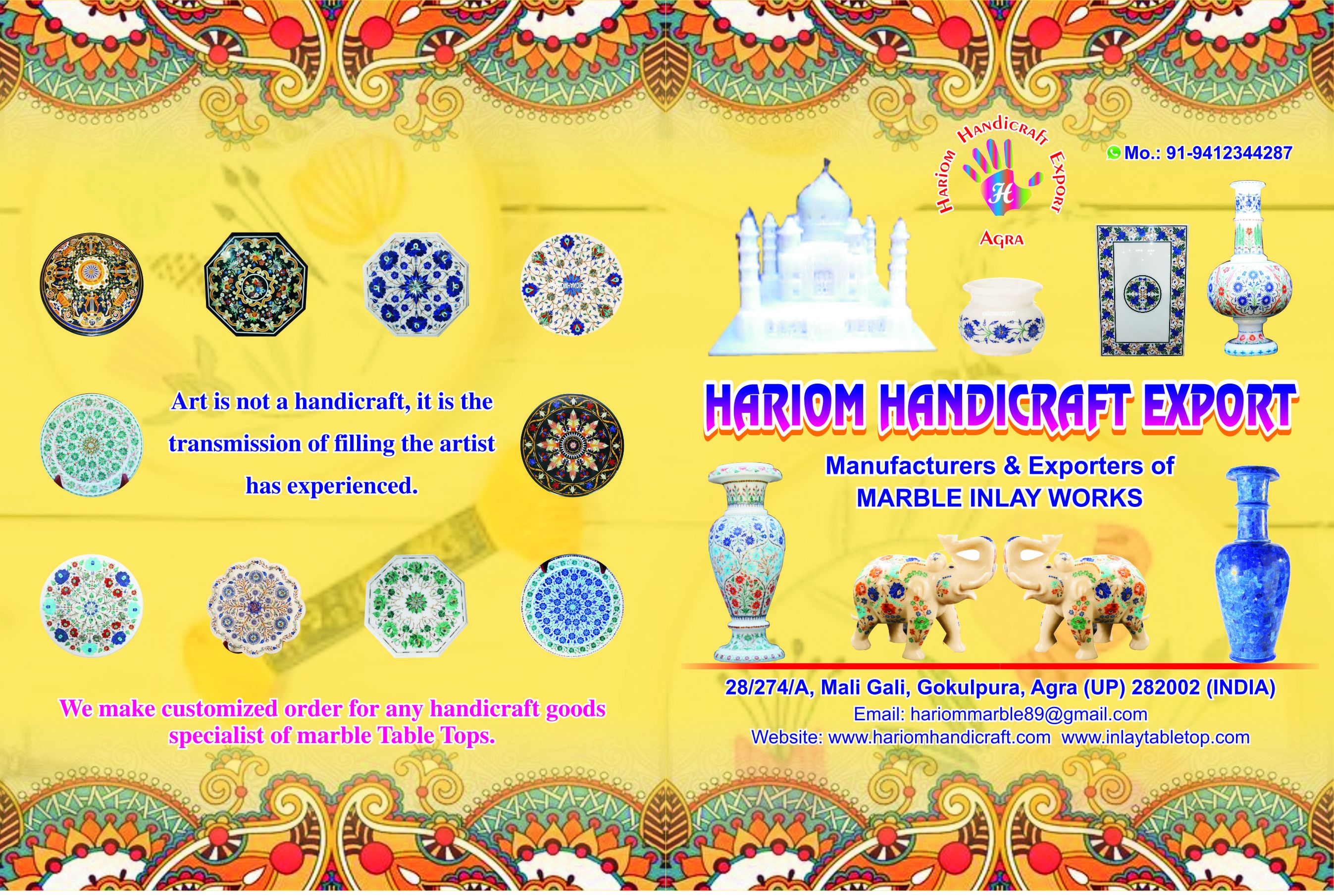 Hariom Handicraft Export