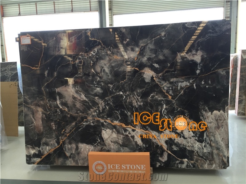 3cm Black Gold Louis Agate Marle Tiles & Slabs/China Louis Gold Marble/Guinness Red Marble/China Red Black Marble/China Louis Red Black Gold Marble